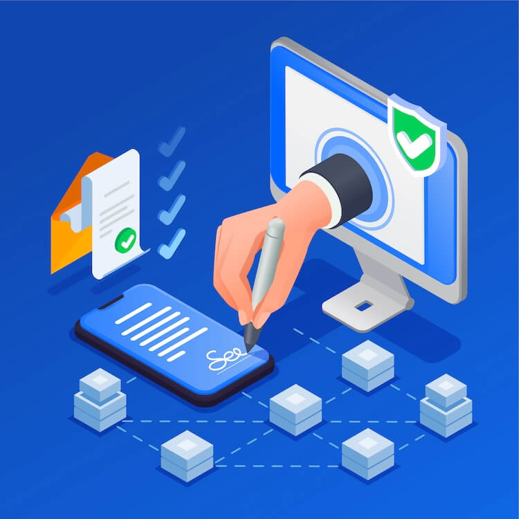 Benefits of smart contracts on blockchain network