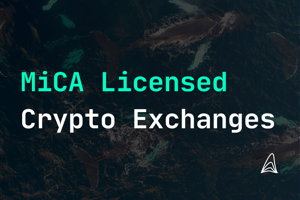 MiCA licensed crypto exchanges Europe 2026 guide cover